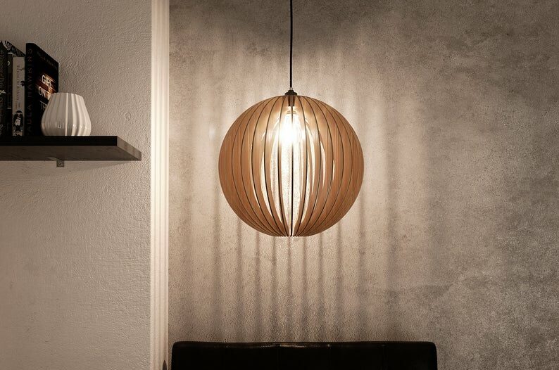The Sofia Wood Pendant Light3